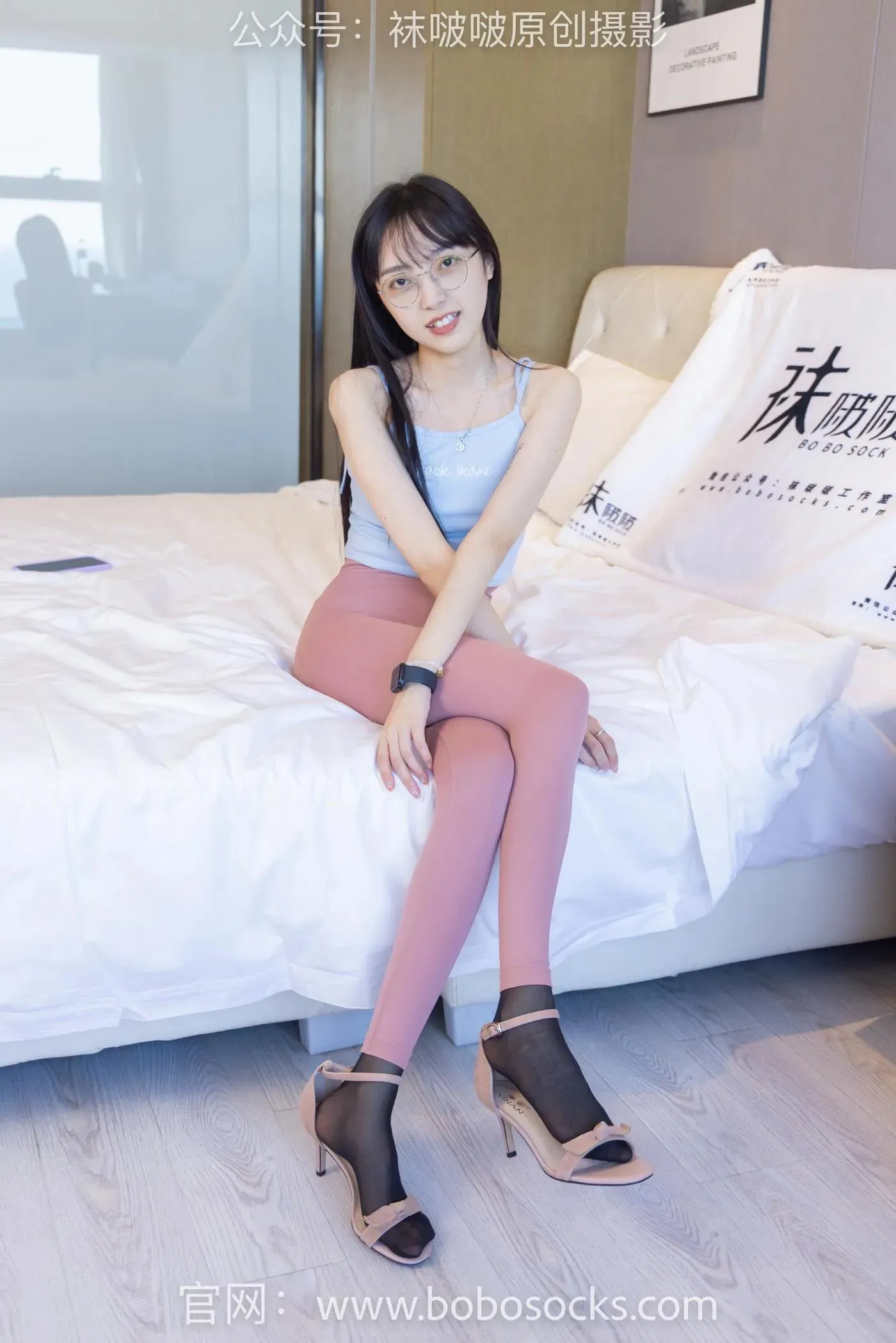 [BoBoSocks袜啵啵]NO.140 稚予-高跟鞋、瑜伽裤裤里丝、肉丝、黑丝 [139P]插图6